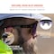 Ergodyne AEGR-AFASM, Safety Glasses, Anti-Scratch & Fog-Off+, Blue Mirror Lens, Matte Black Frame AEGR-AFASM - alternate 3